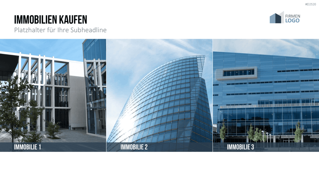 Immobilien Exposé Vorlagen PowerPoint-Vorlage