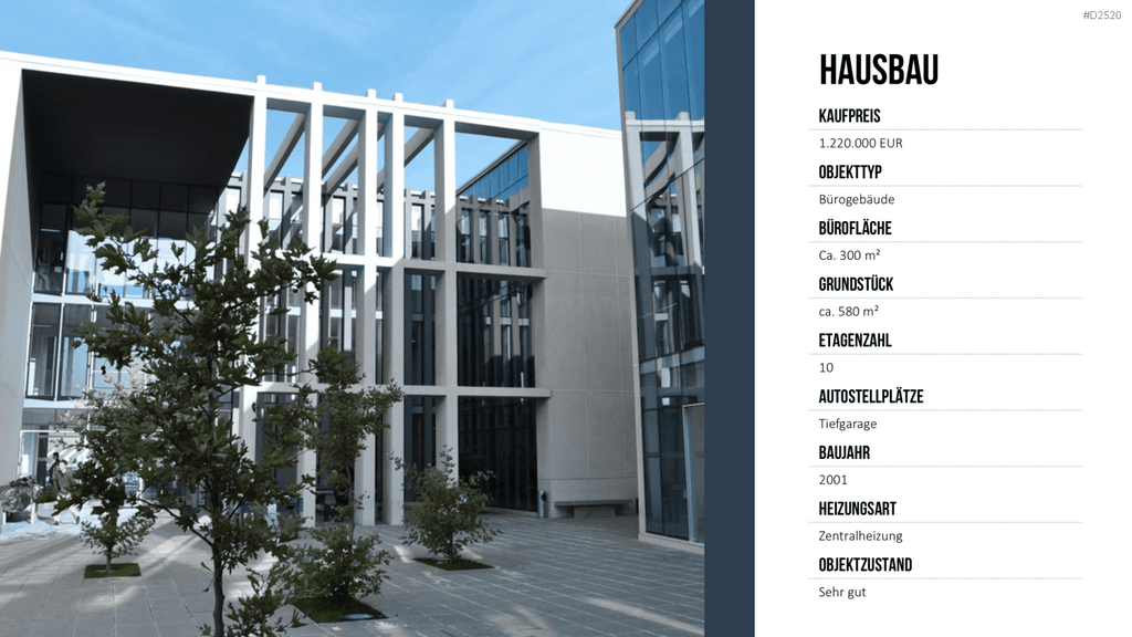 Immobilien Exposé Vorlagen PowerPoint-Vorlage