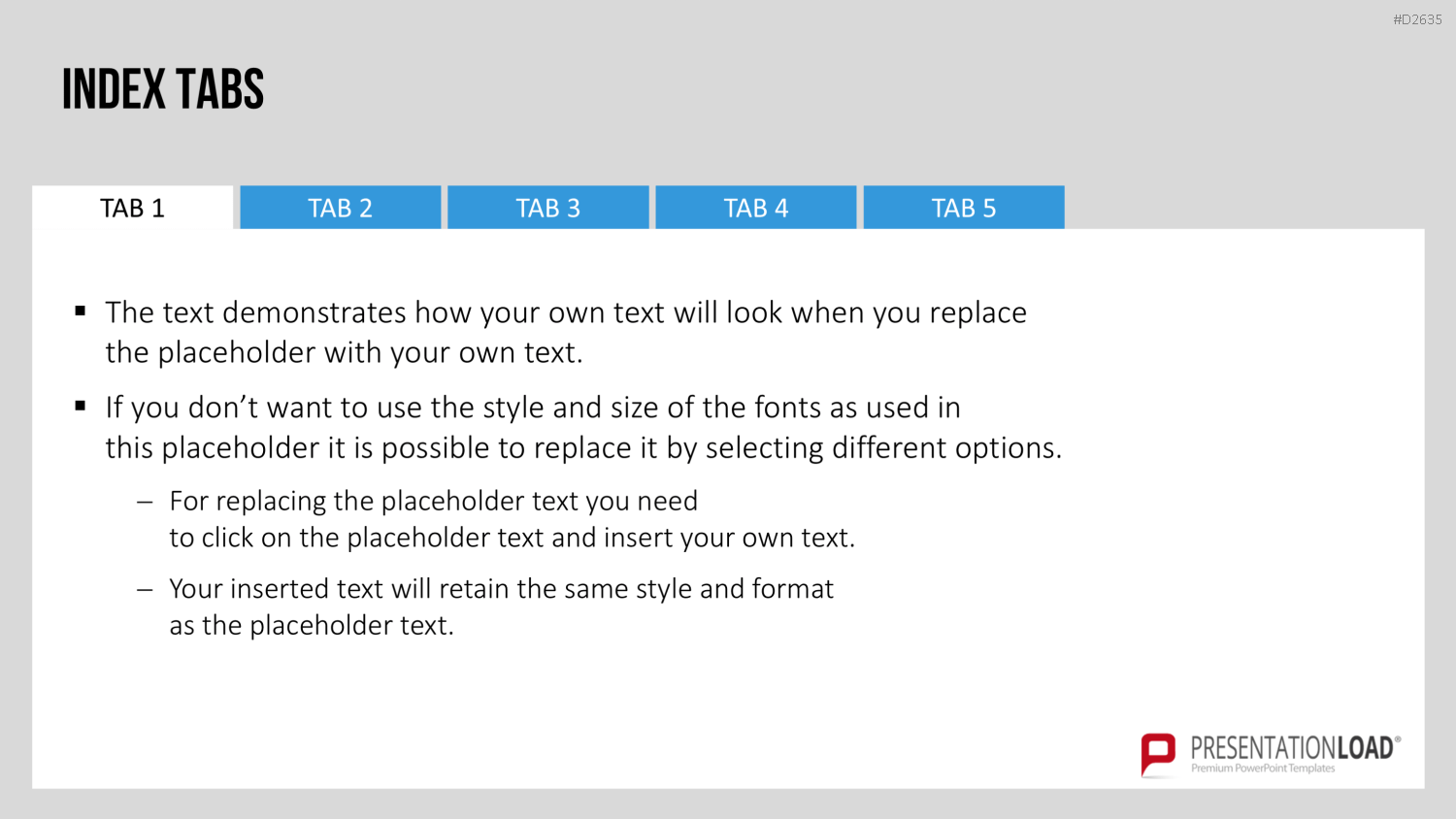 Registerkarten für PowerPoint PowerPoint-Vorlage