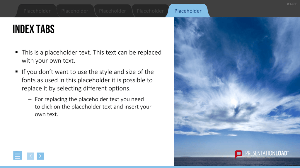 Registerkarten für PowerPoint PowerPoint-Vorlage