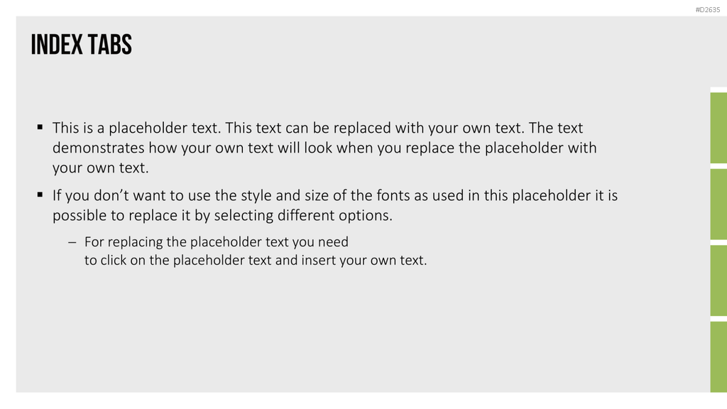 Registerkarten für PowerPoint PowerPoint-Vorlage
