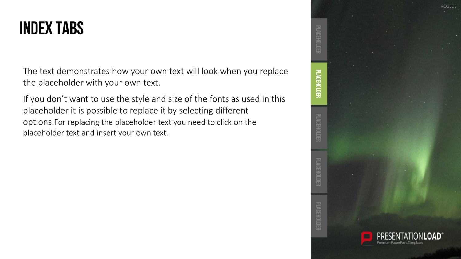 Registerkarten für PowerPoint PowerPoint-Vorlage