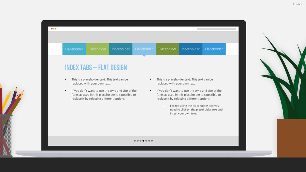 Registerkarten für PowerPoint PowerPoint-Vorlage
