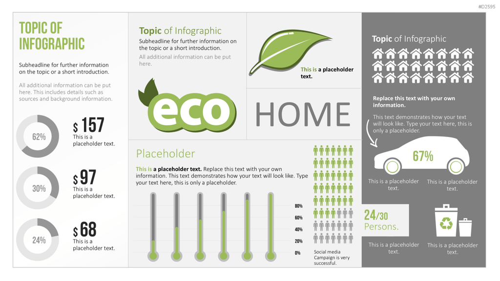 Infografiken 1 PowerPoint-Vorlage