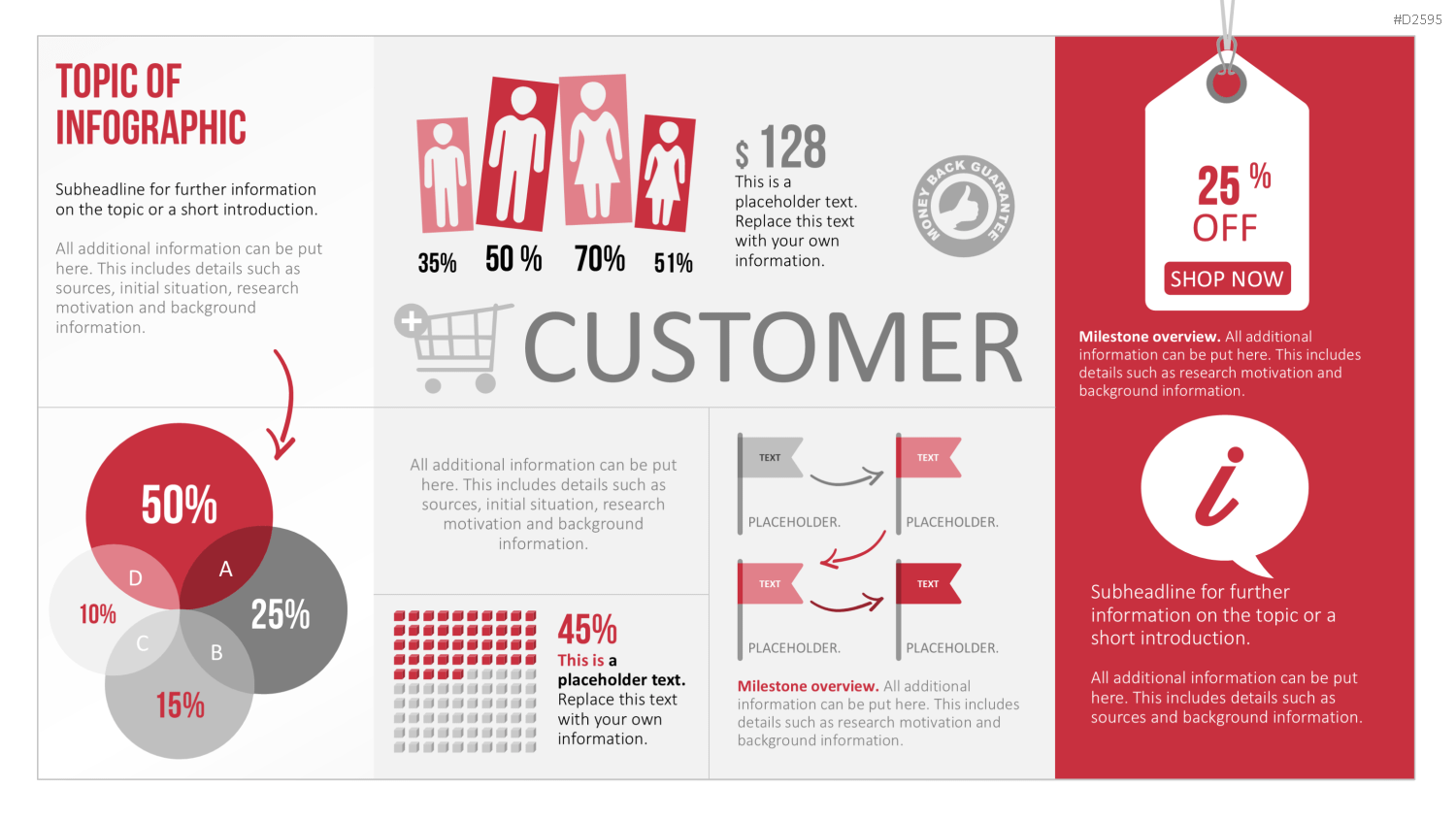 Infografiken 1 PowerPoint-Vorlage