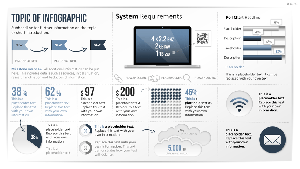 Infografiken 1 PowerPoint-Vorlage