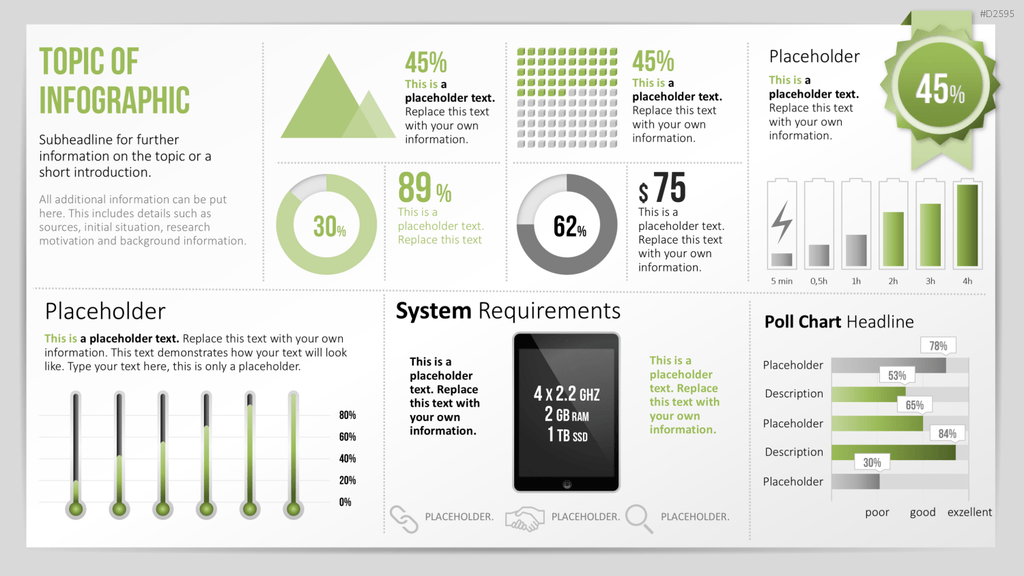 Infografiken 1 PowerPoint-Vorlage