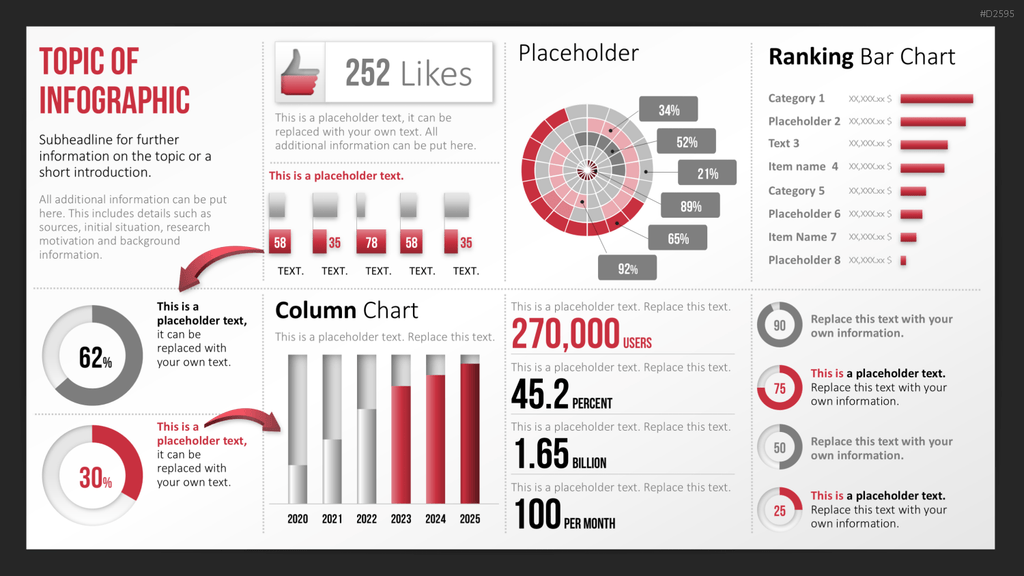 Infografiken 1 PowerPoint-Vorlage