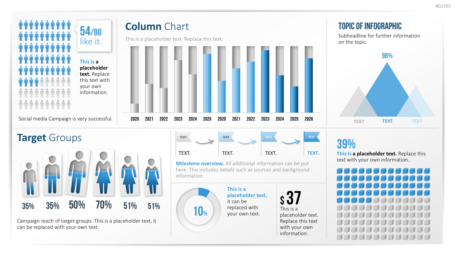 Infografiken 1 PowerPoint-Vorlage