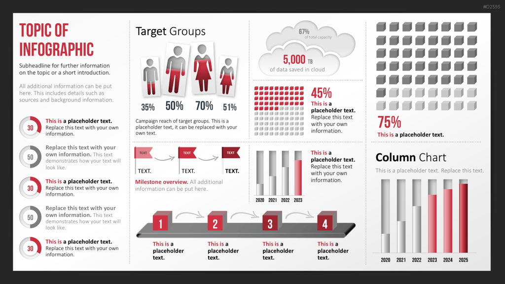 Infografiken 1 PowerPoint-Vorlage
