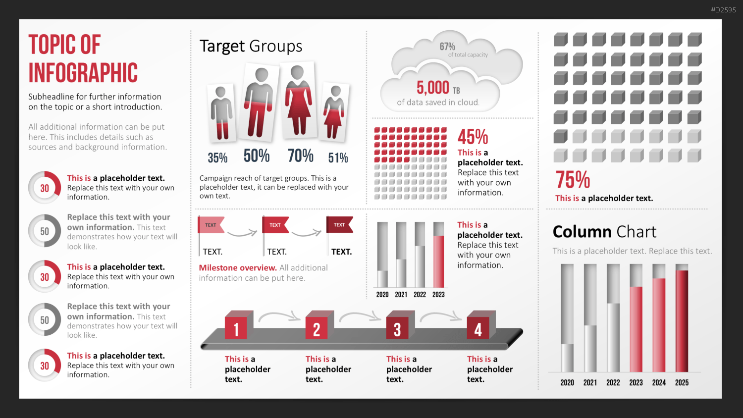Infografiken 1 PowerPoint-Vorlage