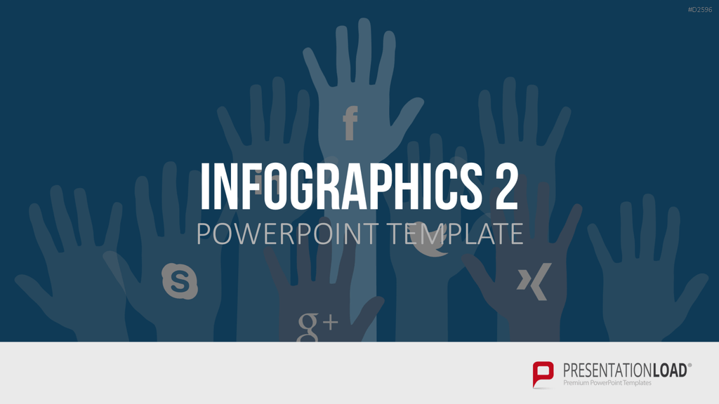 Infografiken 2 PowerPoint-Vorlage