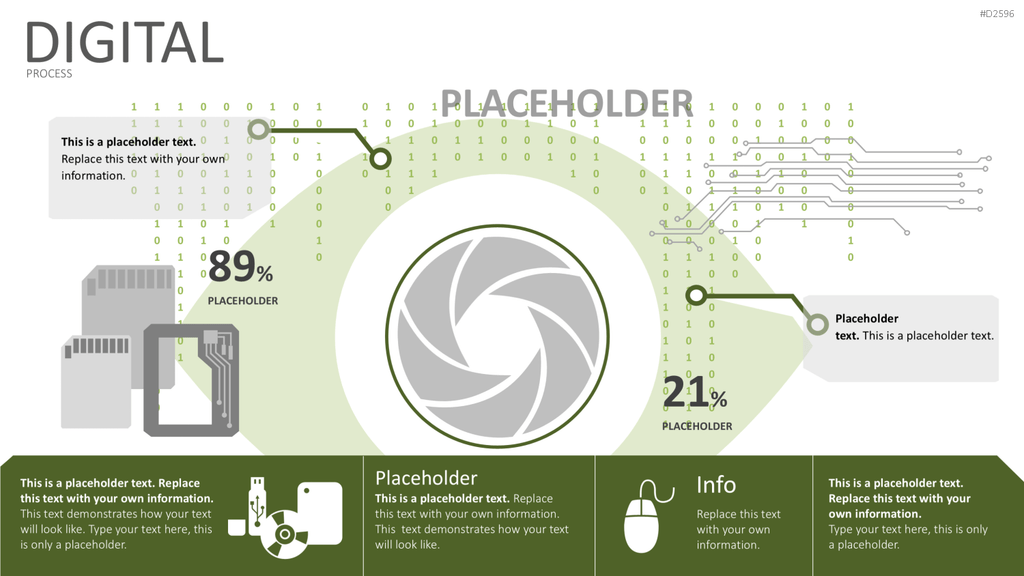 Infografiken 2 PowerPoint-Vorlage