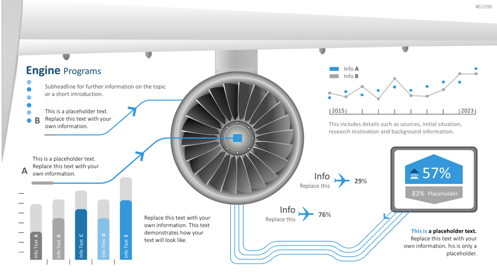 Infografiken 2 PowerPoint-Vorlage