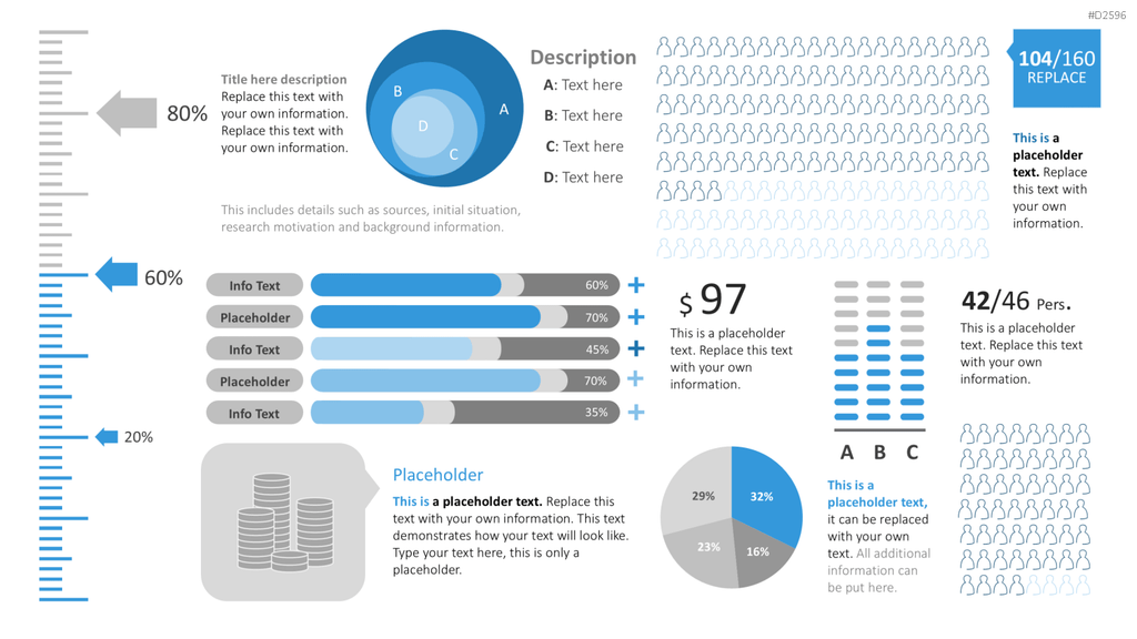 Infografiken 2 PowerPoint-Vorlage