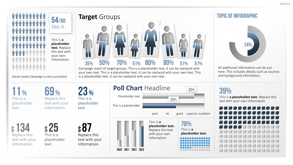Infografiken Bundle PowerPoint-Vorlage