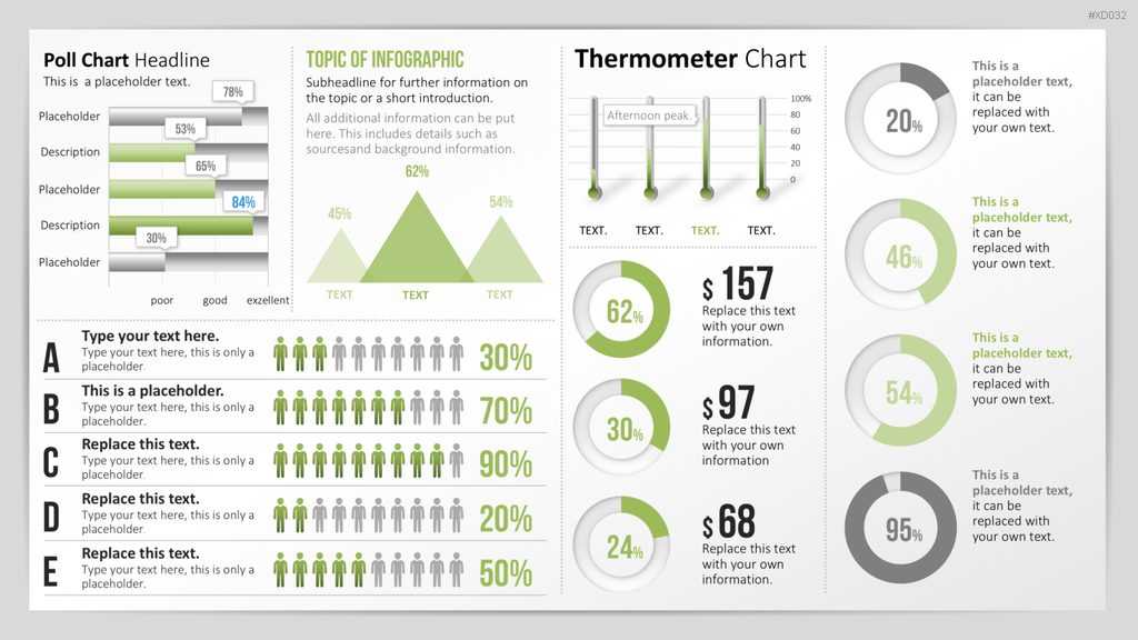 Infografiken Bundle PowerPoint-Vorlage