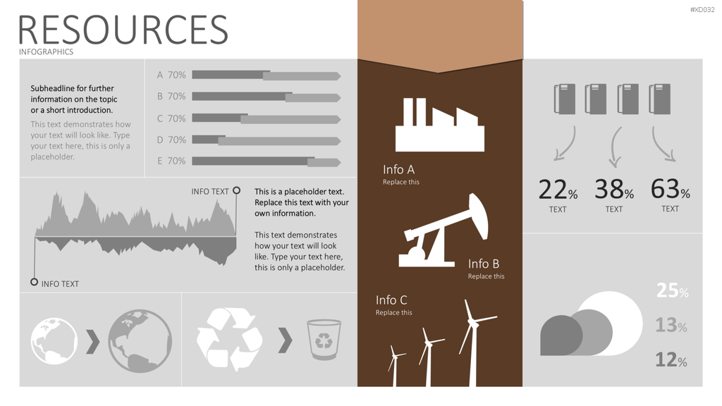 Infografiken Bundle PowerPoint-Vorlage