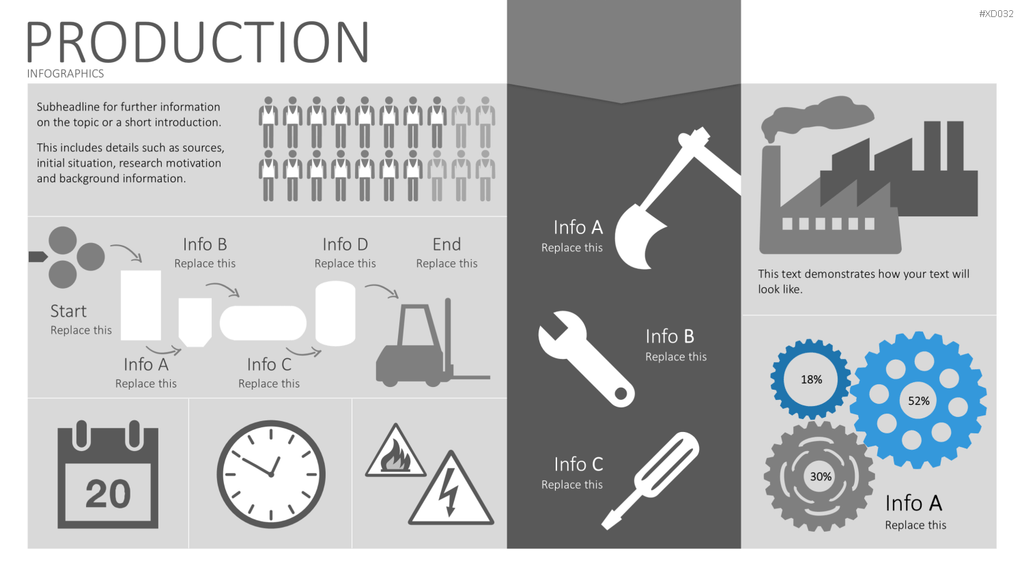 Infografiken Bundle PowerPoint-Vorlage