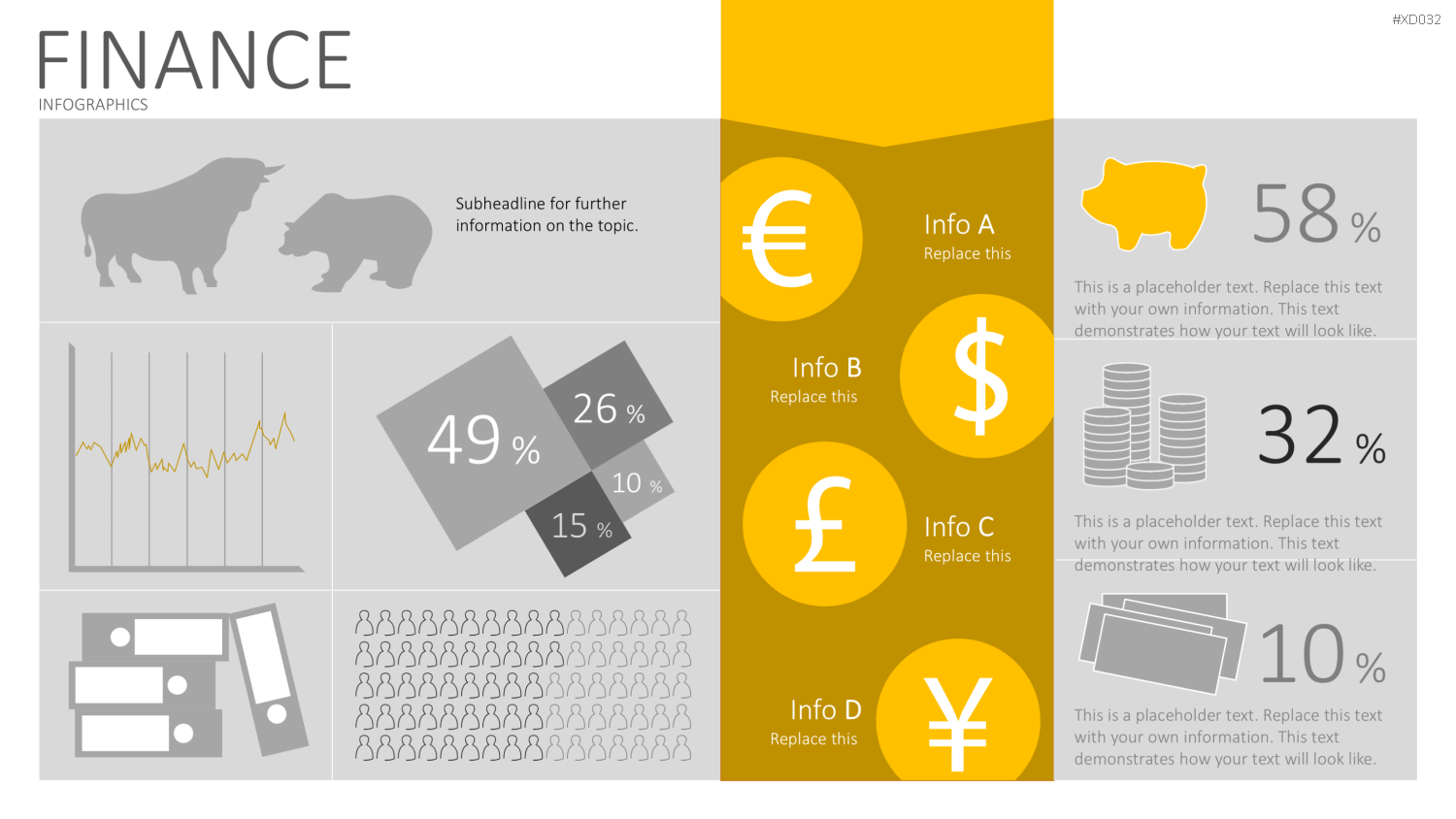 Infografiken Bundle PowerPoint-Vorlage