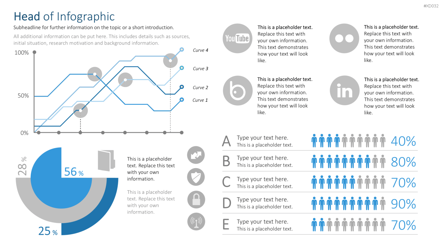 Infografiken Bundle PowerPoint-Vorlage