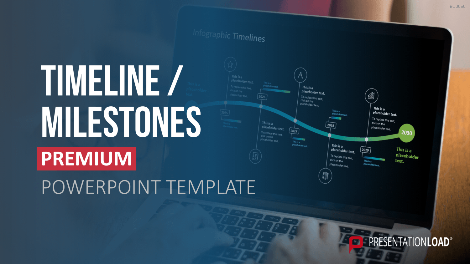 Infografik Timelines PowerPoint-Vorlage