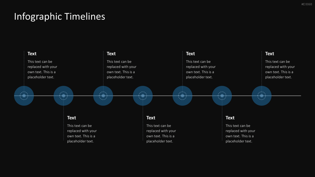 Infografik Timelines PowerPoint-Vorlage