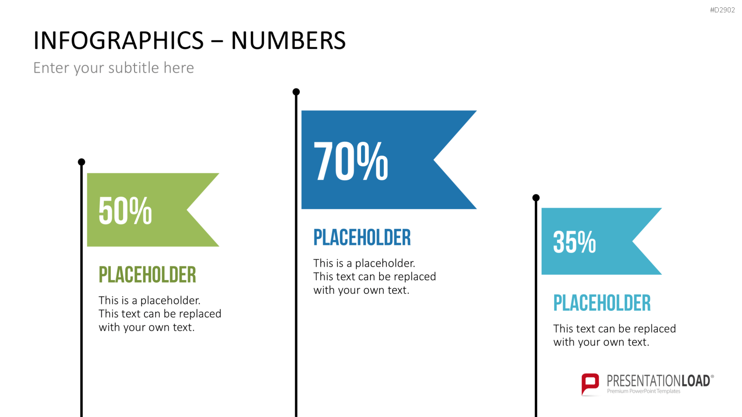Infografiken Zahlen PowerPoint-Vorlage