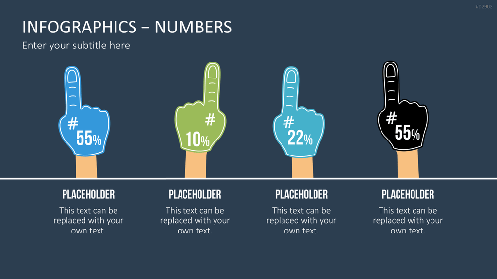 Infografiken Zahlen PowerPoint-Vorlage