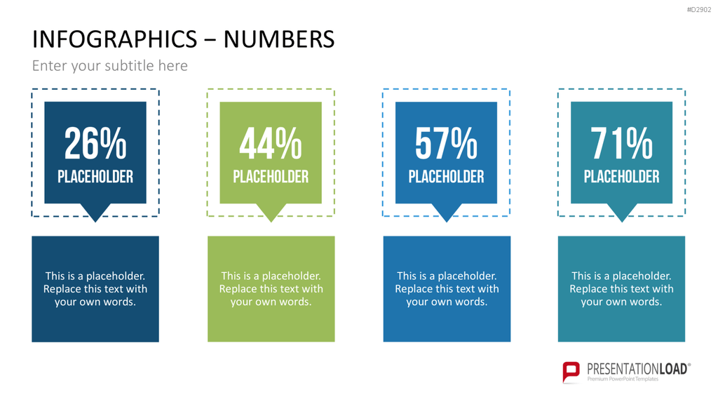Infografiken Zahlen PowerPoint-Vorlage