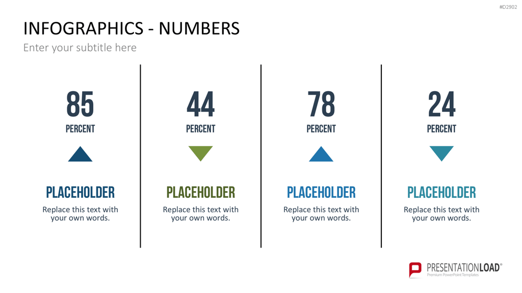 Infografiken Zahlen PowerPoint-Vorlage