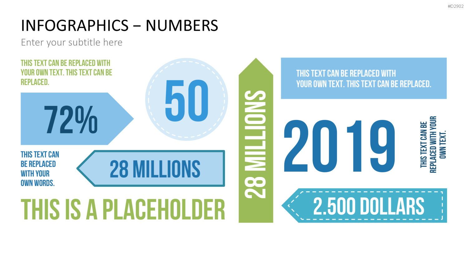 Infografiken Zahlen PowerPoint-Vorlage