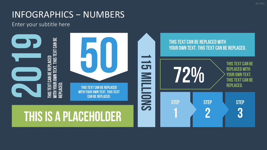 Infografiken Zahlen PowerPoint-Vorlage