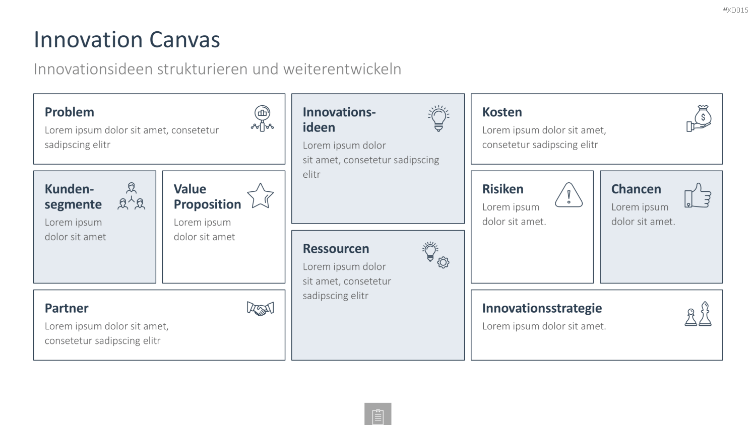 Innovation Kreativität Bundle PowerPoint-Vorlage