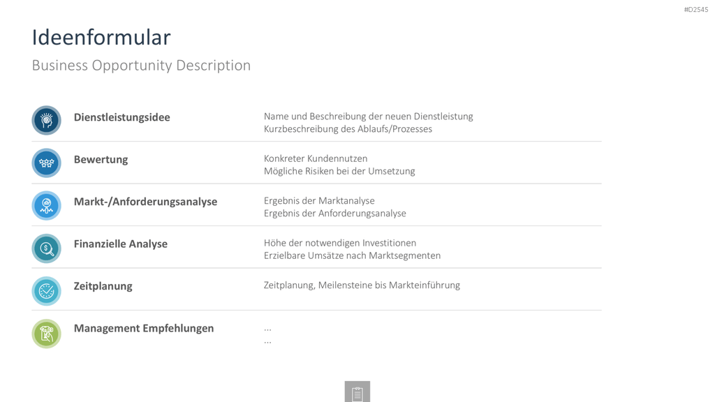 Innovationsmanagement-Toolbox PowerPoint-Vorlage