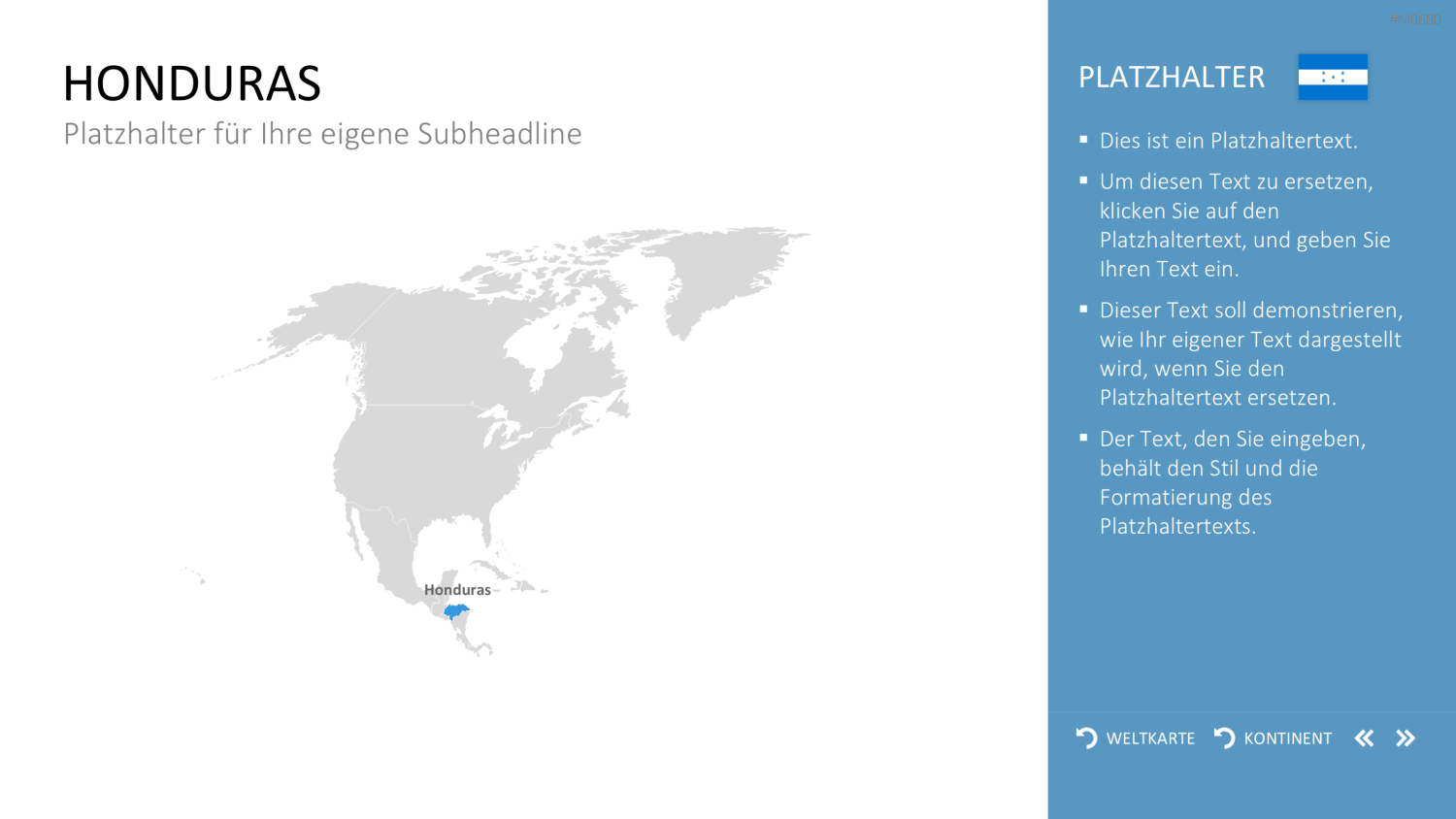 Interaktive Weltkarte PowerPoint-Vorlage