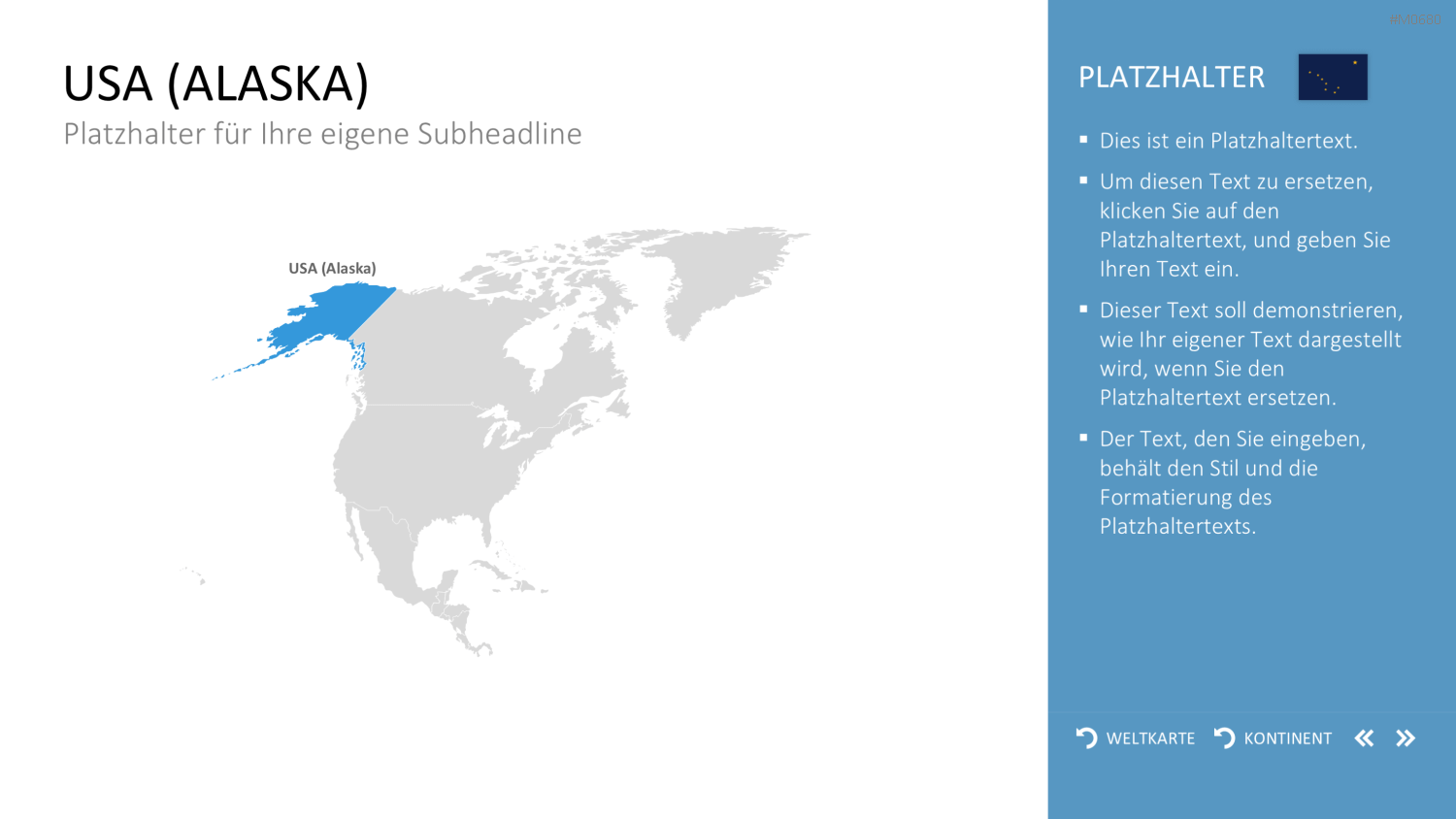 Interaktive Weltkarte PowerPoint-Vorlage