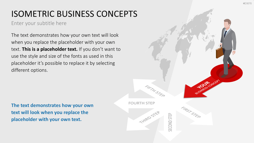 Isometrische Business-Grafiken PowerPoint-Vorlage