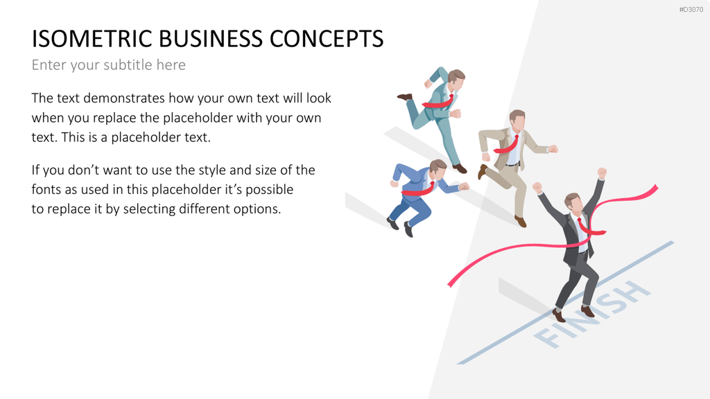 Isometrische Business-Grafiken PowerPoint-Vorlage