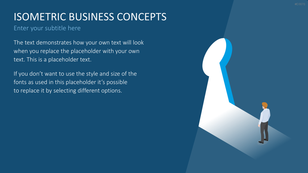 Isometrische Business-Grafiken PowerPoint-Vorlage