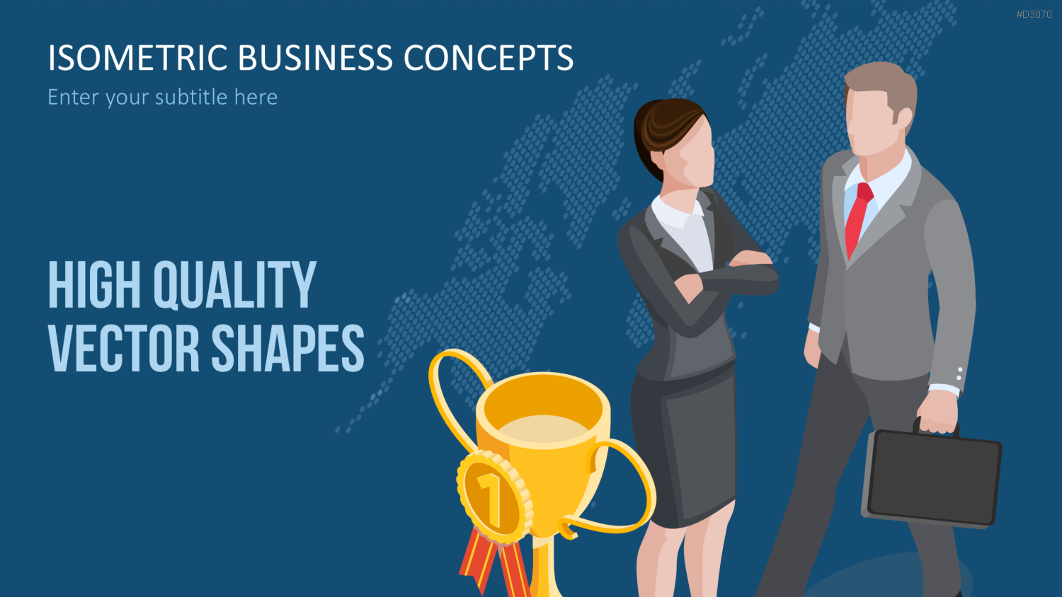 Isometrische Business-Grafiken PowerPoint-Vorlage
