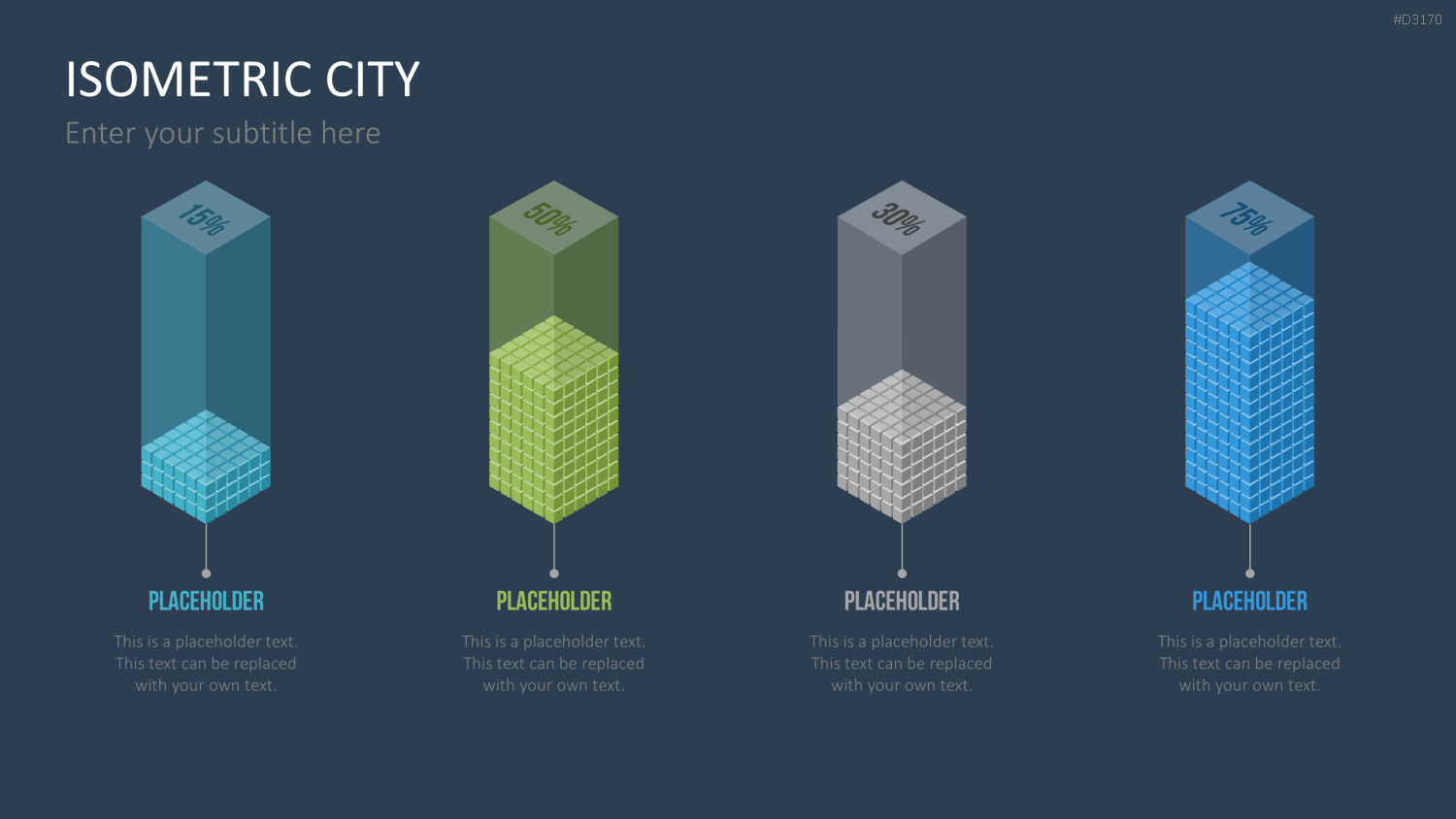 Isometric City PowerPoint-Vorlage