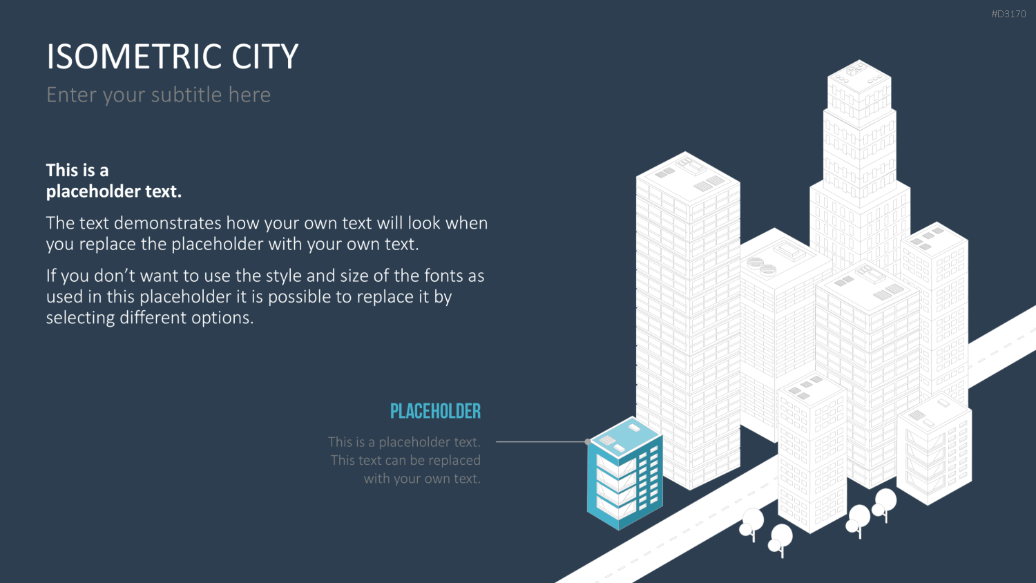 Isometric City PowerPoint-Vorlage