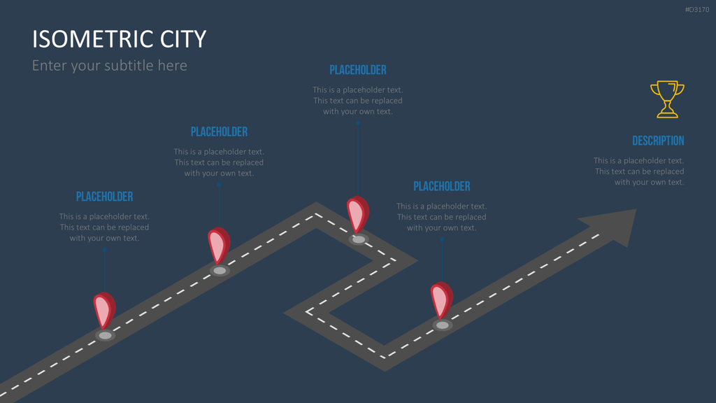 Isometric City PowerPoint-Vorlage