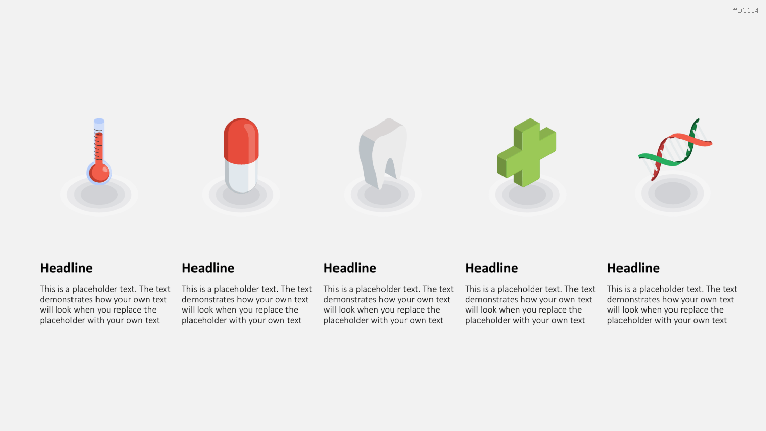 Isometric Icons PowerPoint-Vorlage