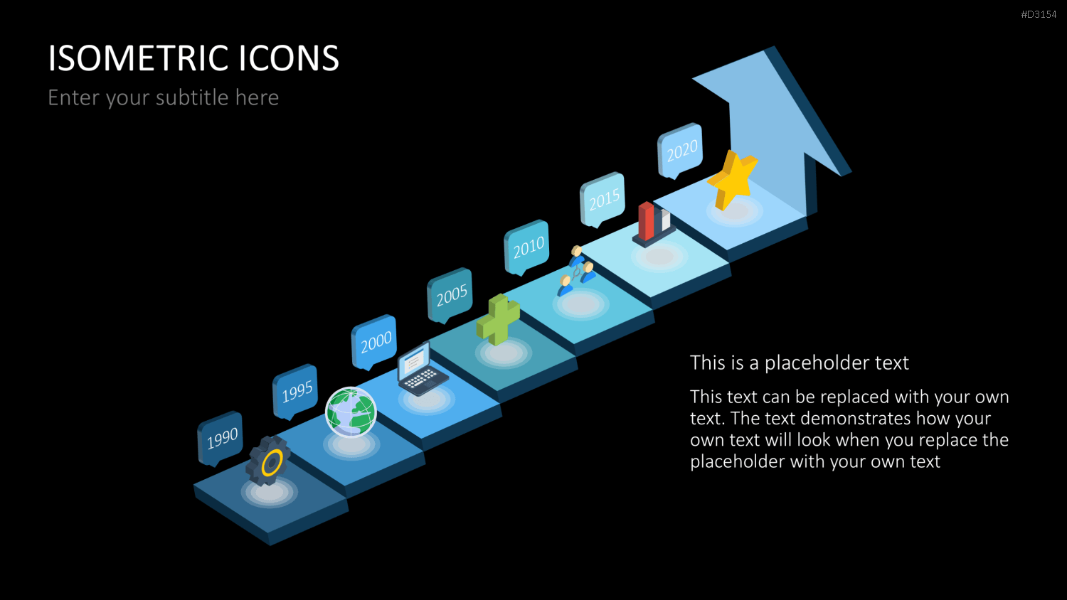 Isometric Icons PowerPoint-Vorlage