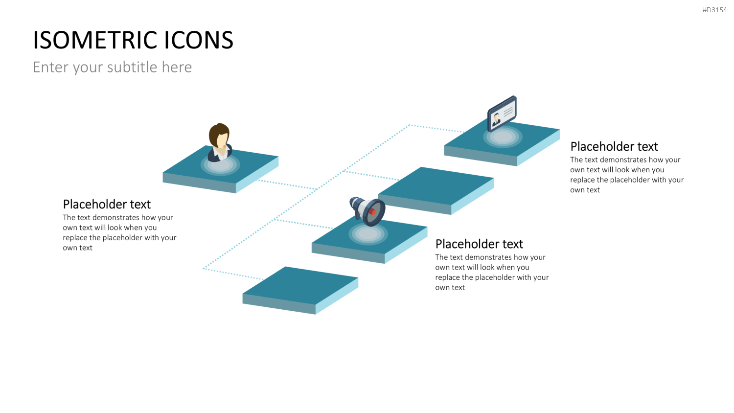 Isometric Icons PowerPoint-Vorlage