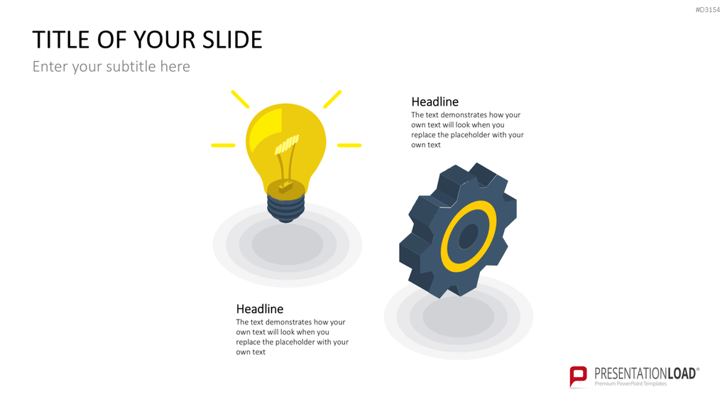 Isometric Icons PowerPoint-Vorlage