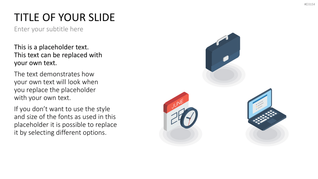 Isometric Icons PowerPoint-Vorlage