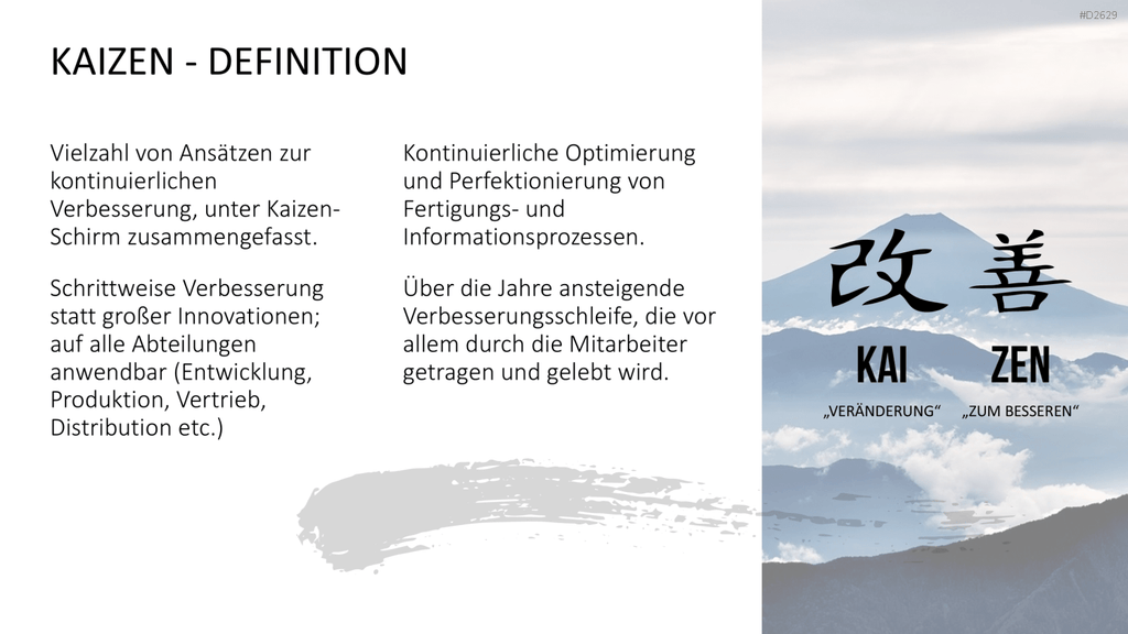 Kaizen PowerPoint-Vorlage